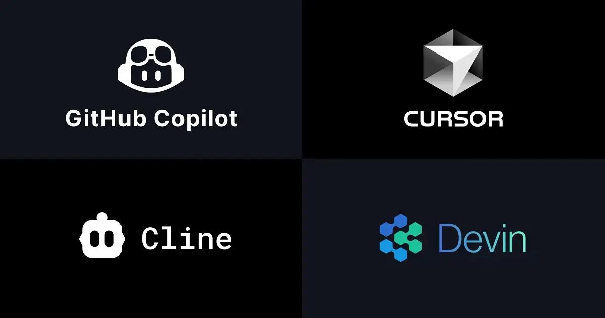開発AIエディタ比較 Github Copilot vs Cursor vs Cline vs devin！それぞれの特徴や料金の違いを比較してみた